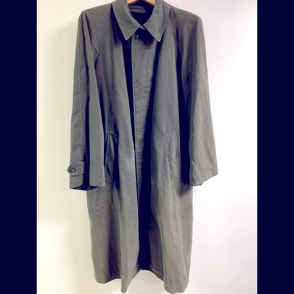 Paul Stuart Overcoat - Khaki Sueded
